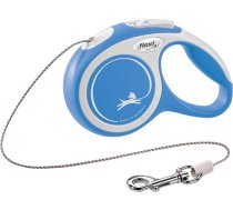 Flexi New Comfort, Cord Leash, XS: 3 M, Blue, Up To 8 Kg - Pavada suņiem trose 3 m