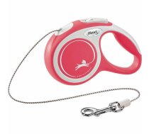 Flexi New Comfort, Cord Leash, XS: 3 M, Red, Up To 8Kg - Pavada suņiem trose 3 m