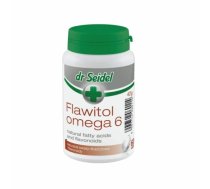 Dr.Seidel Flawitol caps with Omega 6/Evening Primrose - Papildbarība suņiem ādas un kažoka veselībai 60 tabl.