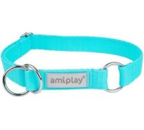 Amiplay Samba XL - Daļēji savelkošā kakla siksna suņiem (tirkīzzila)