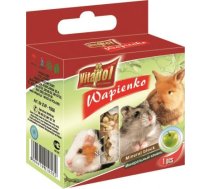 Vitapol Mineral Block Apple For Rodents And Rabbit - Minerālu akmens ar āboliem grauzējiem 1 gb