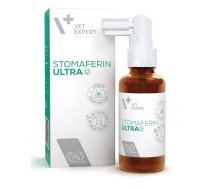 Vet Expert Stomaferin Ultra - Līdzeklis Dzīvniekiem Novērš Nepatīkamas Elpas un Baktēriju Vairošanos (Šķīdums) 30 ml