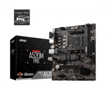 MSI A520M PRO AM4 2DDR4 DP/VGA/HDMI USB3.2 mATX | A520M PRO | 4719072755492 | KBMSIAA7A520U01