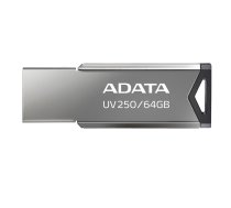 Adata Pendrive UV250 64GB USB2.0 Metal | AUV250-64G-RBK | 4713218468819 | PAMADTFLD0117