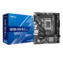 ASRock H610M-HDV/M.2 R2.0 Intel H610 LGA 1700 micro ATX | H610M-HDV/M.2 R2.0 | 4710483939860 | WLONONWCRAZCO