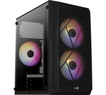 AeroCool CS-107 BLACK ARGB USB 3.0 Mini Tower | AEROPGSCS-107-A-V2 | 4710562759389 | OBUAEROBU0056