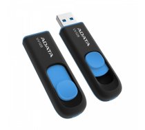 Adata DashDrive UV128 64GB USB 3.2 Gen1 Black-Blue | AUV128-64G-RBE | 4713435797150 | SGADA3G641UV128