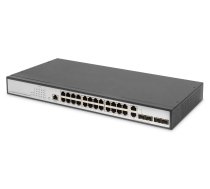 Digitus 24-Port Gigabit Switch, 19 Inch, Managed, 2 Uplinks | DN-80221-3 | 4016032467687 | WLONONWCRPND8