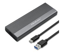Qoltec Enclosure for SSD M.2 drive,SATA,NGFF,USB C | 52267 | 5901878522678 | AIQOLK000052267