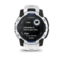 Garmin Instinct 3 Solar watch, 45mm, white | 010-02934-03 | 753759357092 | AKGGARSMA0032