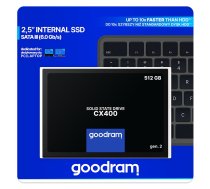 GOODRAM CX400-G2 512GB SATA3 2,5 7mm | SSDPR-CX400-512-G2 | 5908267923450 | DIAGORSSD0045