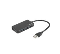 NATEC Hub USB3.0 4-Port Moth black | NHU-1342 | 5901969417173 | NUNATUS4P000015