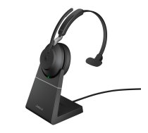 Jabra Evolve2 65 USB-A Black MS Chrg stand Mono | 26599-899-989 | 5706991022988 | WLONONWCRCLN6