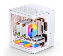 Jonsbo TK-1 2.0 Micro-ATX Case, Tempered Glass - white | GEJB-140 | 6970620552750 | WLONONWCRAAAR