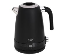 Adler Kettle 1.7l with temp. regular black AD 1295b | AD 1295b | 5902934839266 | AGDADLCZE0099