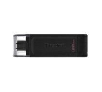 KINGSTON Pendrive DT70/128GB USB-C 3.2 Gen1 | DT70/128GB | 740617305371 | PAMKINFLD0385