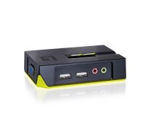 LevelOne 2-Port USB VGA KVM Switch, audio support | KVM-0221 | 4015867137857 | WLONONWCRSFPT