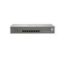 LevelOne 8-Port Gigabit PoE Switch, 802.3at/af PoE, 240W | GEP-0822 | 4015867170113 | WLONONWCRRMYB