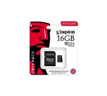 KINGSTON Memory card microSD 16GB CL10 UHS-I Industrial | SDCIT2/16GB | 740617321104 | SFKINMDG16CIT20