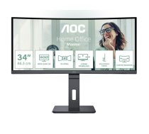 AOC Monitor CU34P3CV 34 inches 100Hz Curved VA HDMI DP USB-C | CU34P3CV | 4038986110730 | WLONONWCRCSCE
