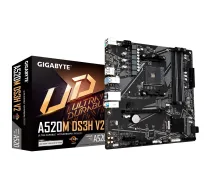 GIGABYTE Motherboard A520M DS3H V2 AM4 4DDR4 HDMI/DP mATX | A520M DS3H V2 | 4719331854690 | KBGBAAA7A520U05