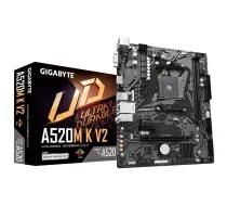 GIGABYTE Motherboard A520M K V2 AM4 4DDR4 HDMI/DSUB mATX | A520M K V2 | 4719331852771 | PLYGIGAM40080