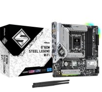 ASRock Motherboard B760M STEEL LEGEND WIFI s1700 4DDR5 DP/HDMI mATX | B760M STEEL LEGEND WIFI | 4710483941795 | PLYASR1700045