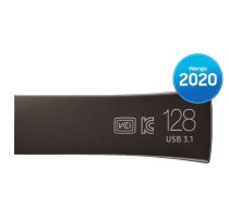 SAMSUNG Pendrive BAR Plus USB3.1 128 GB Titan Gray | MUF-128BE4/APC | 8801643230692 | SGSAM3128PLTIT1