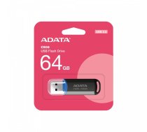 Adata Pendrive C906 64GB USB2.0 black | AC906-64G-RBK | 4710273773353 | PAMADTFLD0149