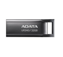 Adata Pendrive UR340 32GB USB3.2 Gen1 Black | AROY-UR340-32GBK | 4711085935458 | PAMADTFLD0150
