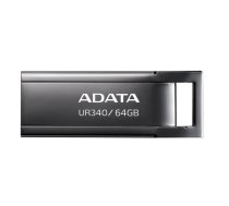 Adata Pendrive UR340 64GB USB3.2 Gen1 Black | AROY-UR340-64GBK | 4711085935465 | SGADA3G64UR340B