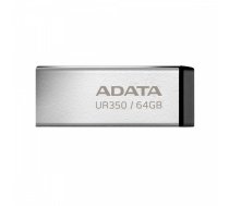 Adata Pendrive UR350 64GB USB3.2 Gen1 Metal black | UR350-64G-RSR/BK | 4711085945129 | SGADA3G64UR350B