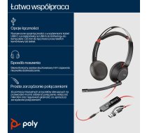 POLY Blackwire 5220 USB-C zertifiziert fĂĽr Skype/MS Teams | 8X231AA | 197498429441 | WLONONWCRCLU2