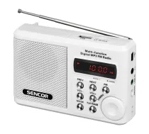 Sencor Portable radio SRD 215 W MP3, USB, SD | SRD 215 W | 8590669117826 | UBSECRSRD215WHI