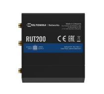 Teltonika Router 4G/LTE RUT200 (Cat 4), 3G, 2G, WIFI | RUT200010000 | 4779051840229 | KMTETLRUT200000