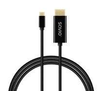 SAVIO CL-191 USB-C to HDMI Cable - 30 Hz, 2 m, Plastic | SAVKABELCL-191 | 5901986049708 | AKSAOKUSAOCL191
