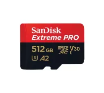 SANDISK SD MicroSD Card 512GB Extreme Pro SDXC inkl. Adapt | SDSQXCD-512G-GN6MA | 0619659188566 | WLONONWCRJHCE