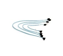 Supermicro 4 x Round SATA cable 0.56 m Black, Blue, White | CBL-0186L | 672042010417 | KBASUMADA0008