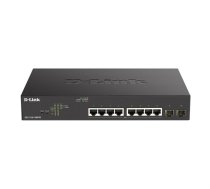 D-Link Switch DGS-1100-10MPV2 8GE PoE+ 2SFP | DGS-1100-10MPV2/E | 790069467851 | NUDLISS10000005