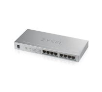 Zyxel Switch GS1008-HP 8 Port Gigabit PoE + unmanaged desktop 60W | GS1008HP-EU0101F | 4718937604135 | NUZYXSW8P000013