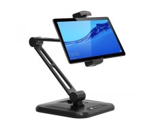 Techly Desktop /wall arm for Tablet and iPad 4.7-12 inches adjustable black | 026371 | 8054529026371 | AJTEYB000026371