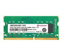 Transcend JetRam DDR4-3200 SO-DIMM 16GB | JM3200HSE-16G | 0760557848578 | WLONONWCRPOED