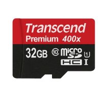 Transcend microSDXC/SDHC Class 10 UHS-I 32GB with Adapter | TS32GUSDU1 | 0760557824985 | WLONONWCRSRIY