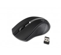 Rebeltec Wireless optical mouse, GALAXY black/silver, rubber surface | RBLMYS00033 | 5902539600339 | UMRECRBD033