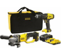 STANLEY ZESTAW SFMCD711 + SFMCG400 V20 2*2.0AH | SFMCK471D2S-QW | 5035048738436 | WLONONWCRBR84