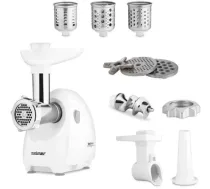 Zelmer ZMM4045B Meat Mincer, White/Steel 70504715P