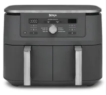 Ninja 6-in-1 Dual Zone karstā gaisa katls, 9.5 L, 2470 W, pelēks - DZ400EU DZ400EU
