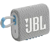 JBL Go 3 Eco ūdensizturīgs portatīvais skaļrunis, balts - JBLGO3ECOWHT JBLGO3ECOWHT