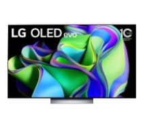LG OLED evo OLED83C31LA televizors 2,11 m (83") 4K Ultra HD Viedtelevizors Wi-Fi Melns