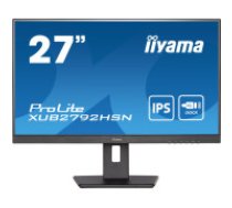 Iiyama ProLite monitori 68,6 cm (27") 1920 x 1080 pikseļi Full HD LED Melns
